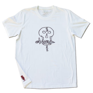 Skull White Ultrafine T-Shirt