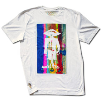 Rebel from the Block - Special Edition (Rainbow) White Ultrafine T-Shirt