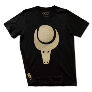 Buffalo on Black Ultrafine T-Shirt